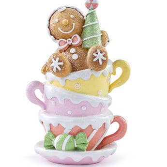 Napco - Wholesale Christmas Decoration - Gingerbread Man in Cup Item # 53755