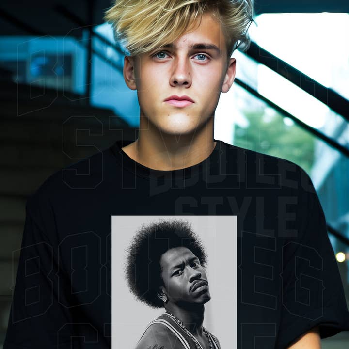 Allen Iverson 'The Answer' 90s Graphic Basketball Tee for wholesale by TheKingShirt