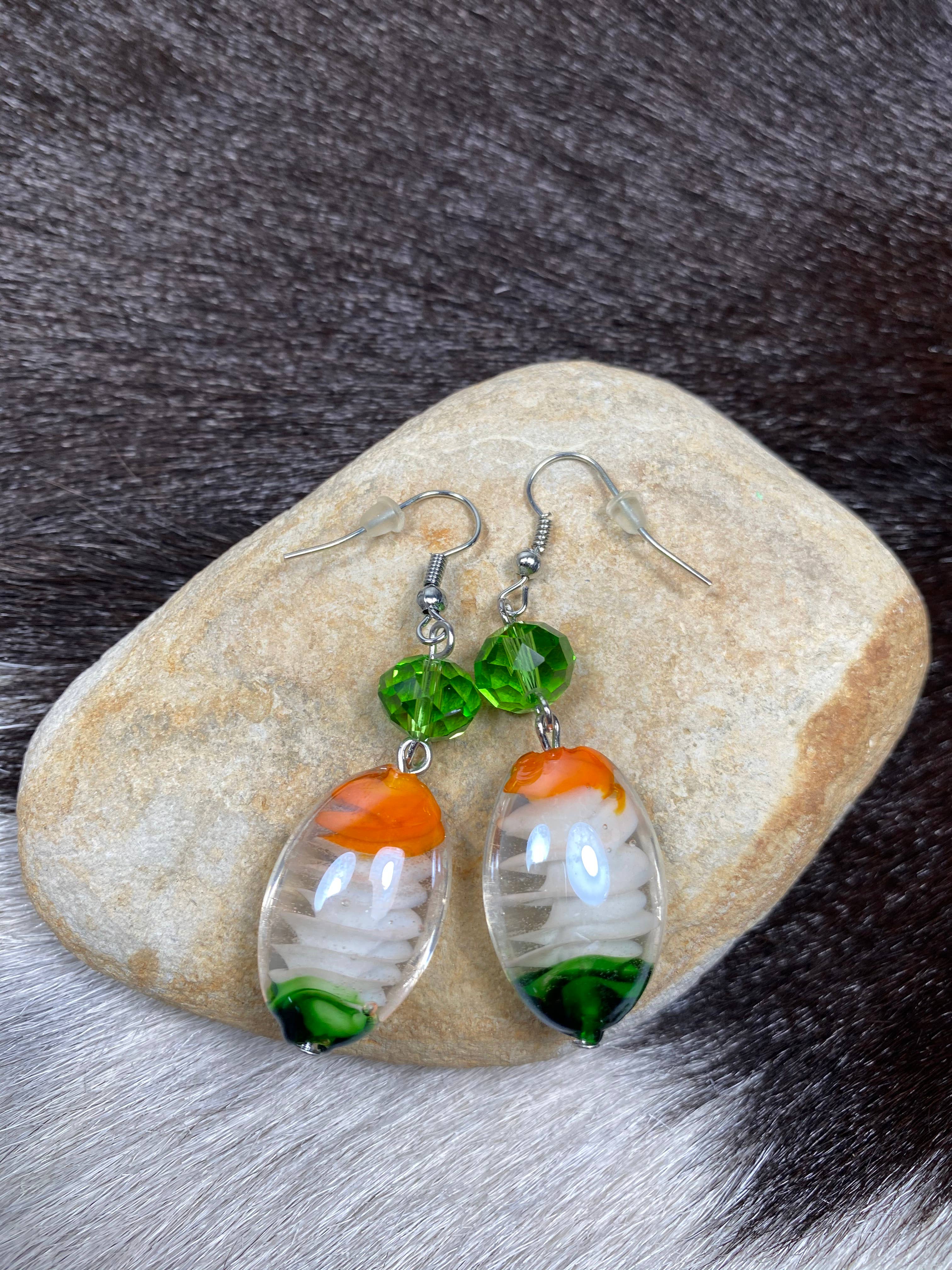 Fiona Accessories - Wholesale Jewelry Set - Necklace Earring set Illusion Lampwork Beaded3