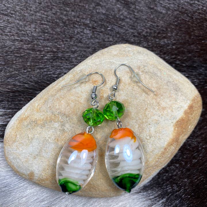 Fiona Accessories - Wholesale Jewelry Set - Necklace Earring set Illusion Lampwork Beaded3