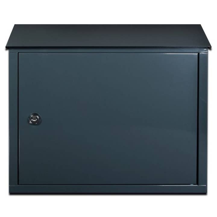 Cassetta delle lettere Taylor grigio antracite - non personalizzata per la vendita all'ingrosso da parte di The House nameplate company