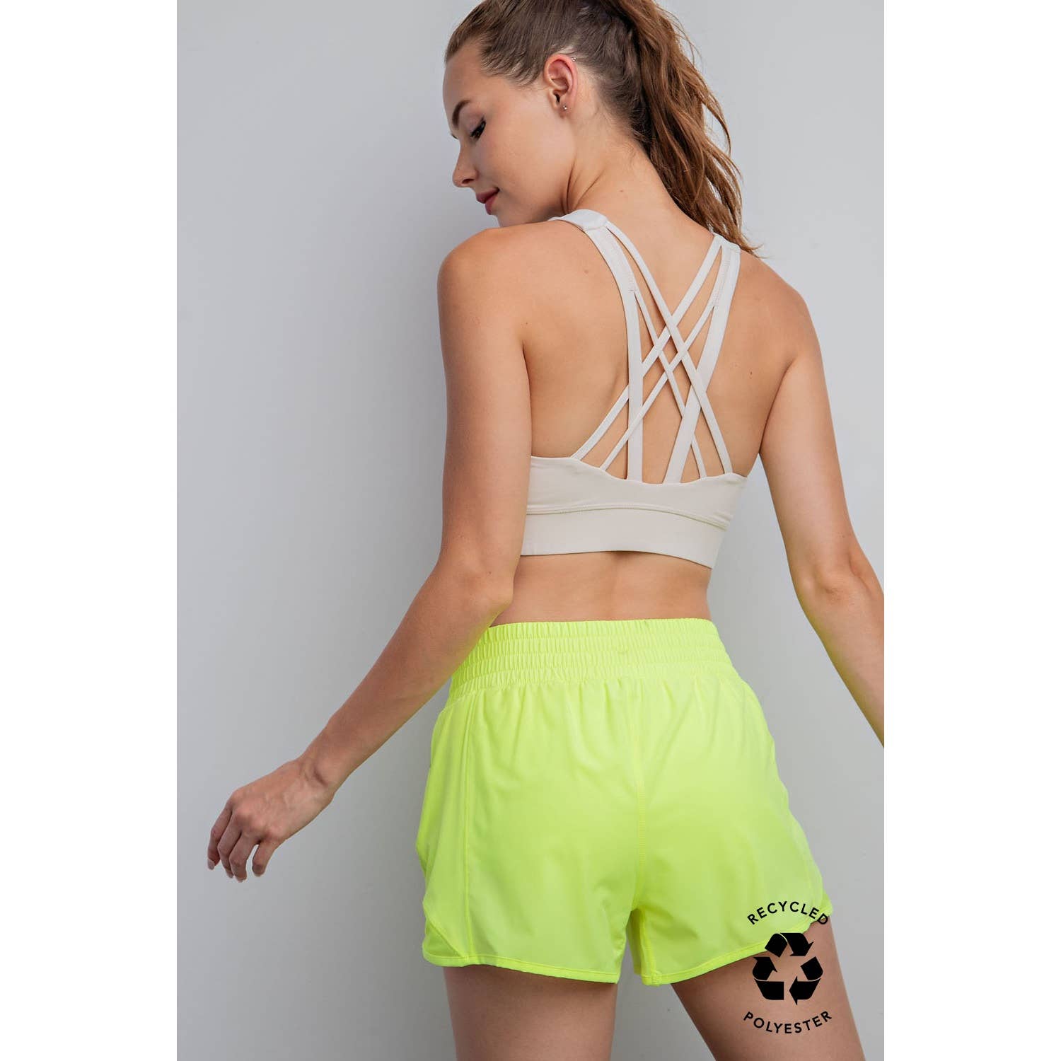Rae Mode - Wholesale Athletic Shorts - Women's - RECYCLED ACTIVE SHORT WITH MESH32