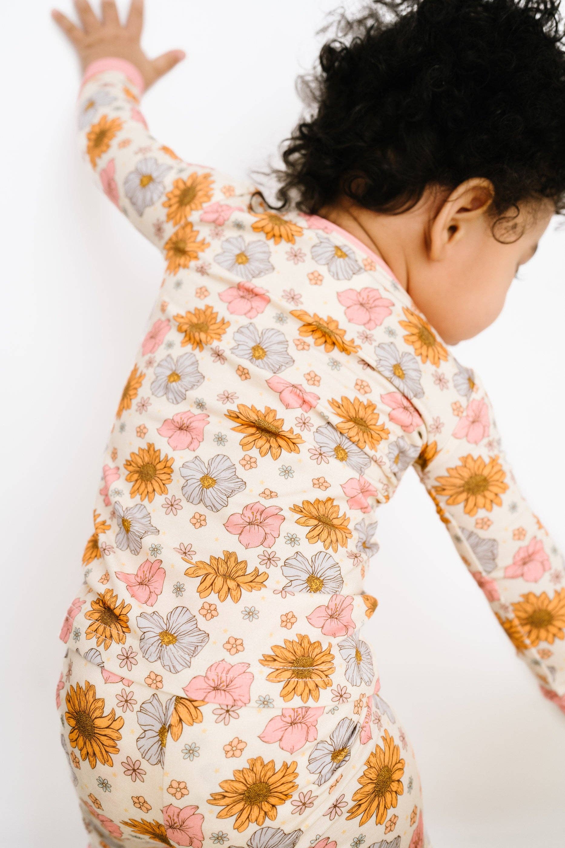 Little One Shop - Wholesale Top & Pant Set - Baby - Maybelle Floral Bamboo Set1