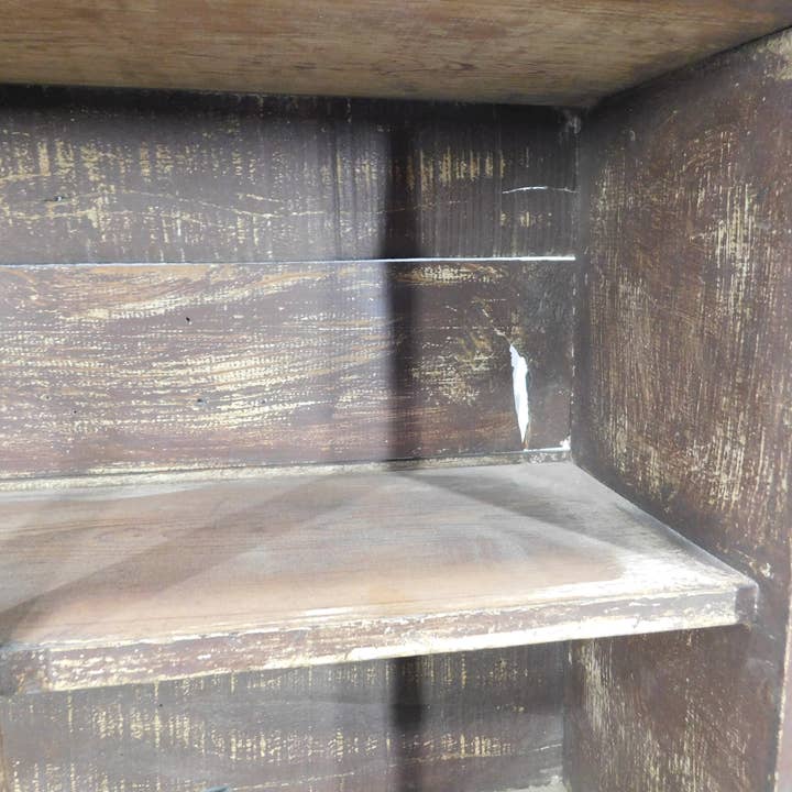 My Amigos Imports - Wholesale Cabinet - CLEARANCE-Antique Wooden Farmhouse Kitchen Cabinet-2 Piece5