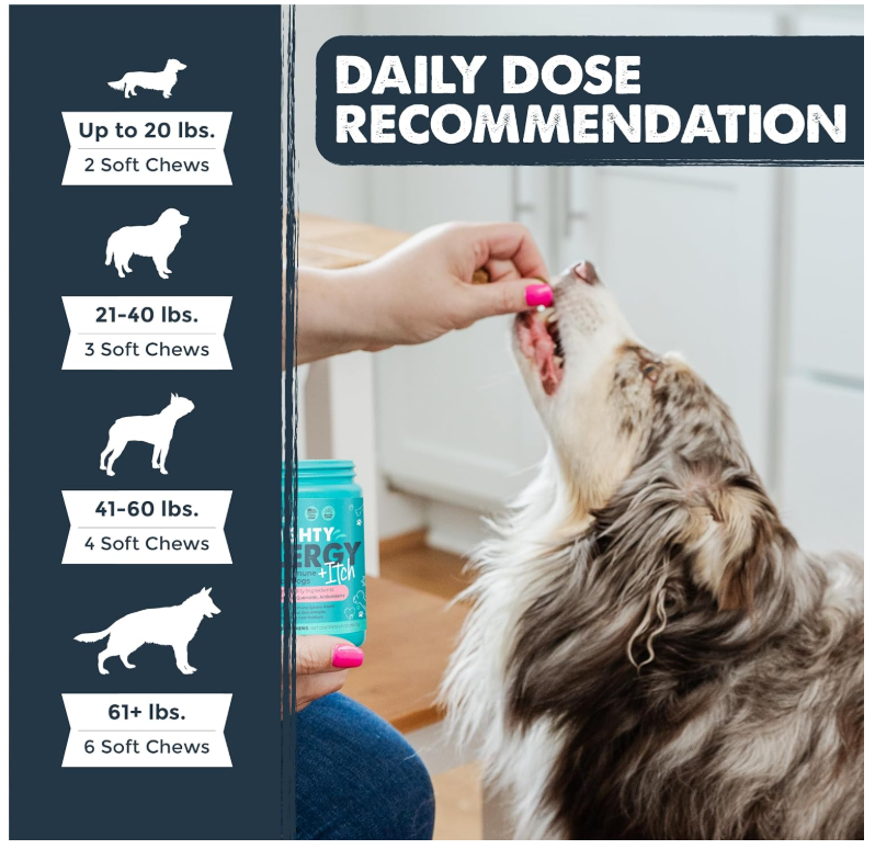 Mighty Paw - Wholesale Voedingssumplementen voor huisdieren - Hond - Allergie Kauwtabletten voor Honden5