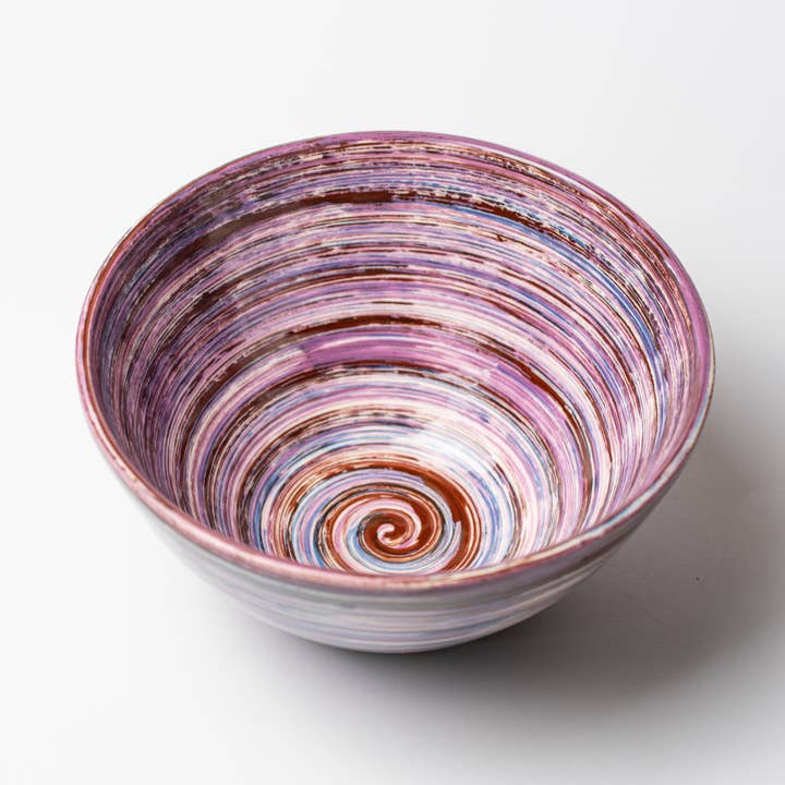 Alfar Tierra Cocida - Wholesale Salad Plate - Modern ceramic salad bowl 21cm/LAVENDER Pink