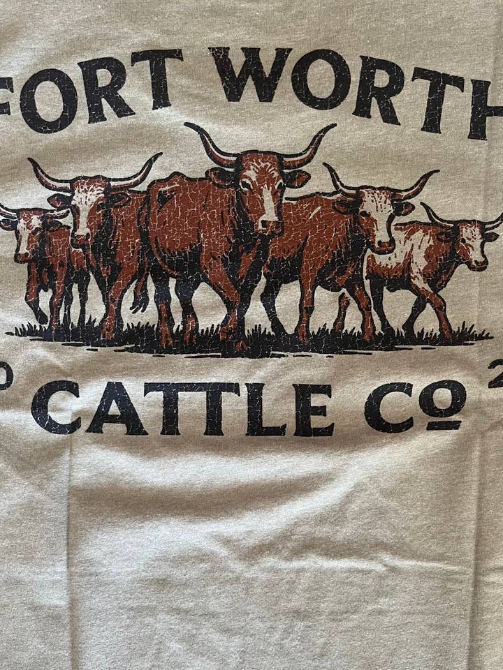 Stampede T-Shirt for wholesale by Fort Worth Cattle Co.