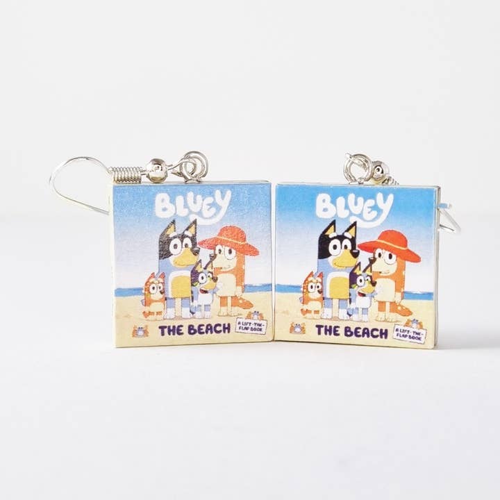 Bluey bok örhängen för wholesale av Cheeky Little Monkeys Jewellery