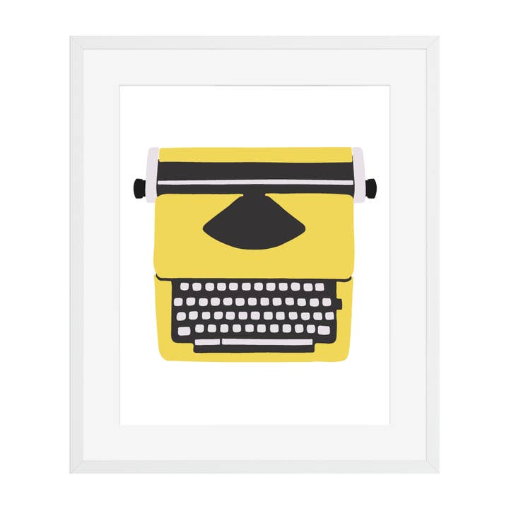 Impressão artística da máquina de escrever por atacado de Cristina Alexander