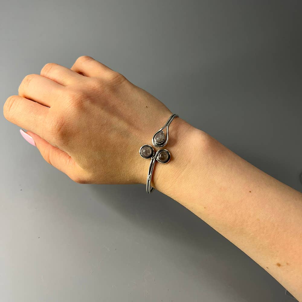 VIE - Wholesale Cuff Bracelet - Silver Plated Adjustable Cuff Bangle62