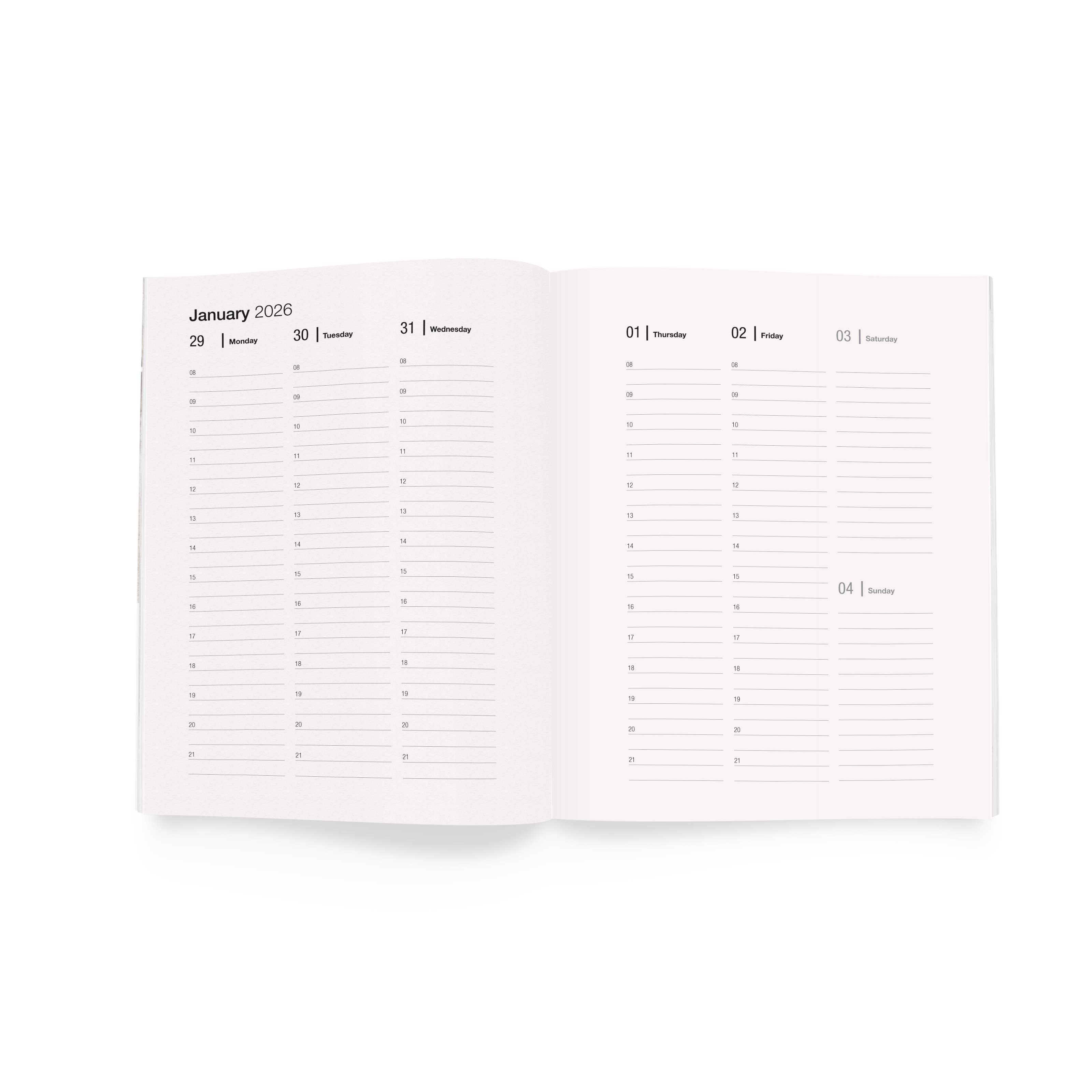 Weew Smart Design - Wholesale Planner - 2026 Weekly Diary | Red1