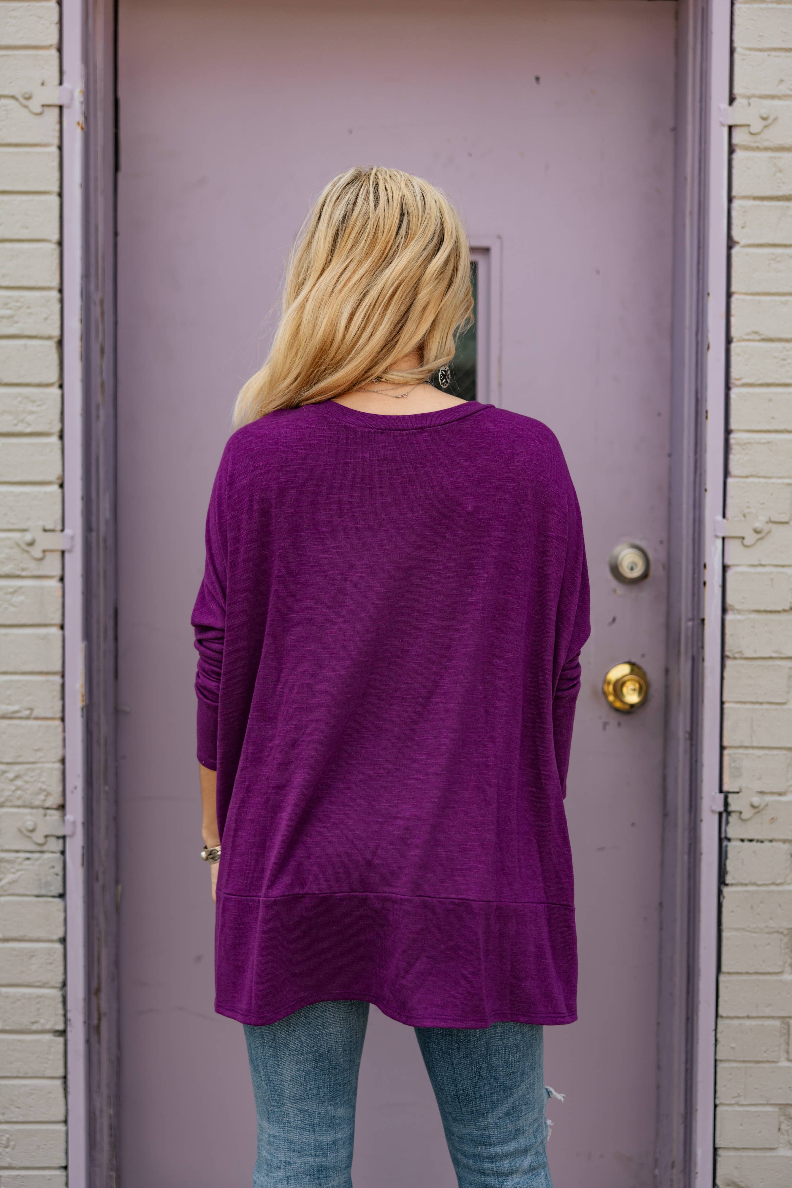 Dear Scarlett - Wholesale Tunic - Women's - Casual Cotton Long Sleeve Top4