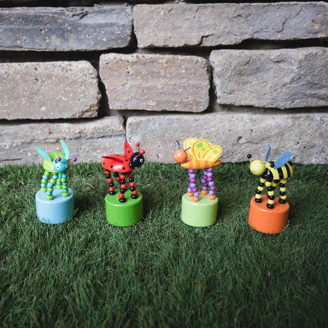 Jack Rabbit Creations - Wholesale Wood Toy - Kids - Bug Push Puppets Refill - Set of 241