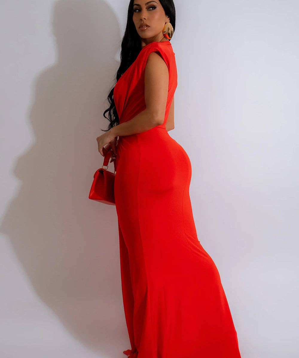 Aria Romance - Wholesale Formele jurk - Dames - Mouwloze Bodycon Midi Jurk31