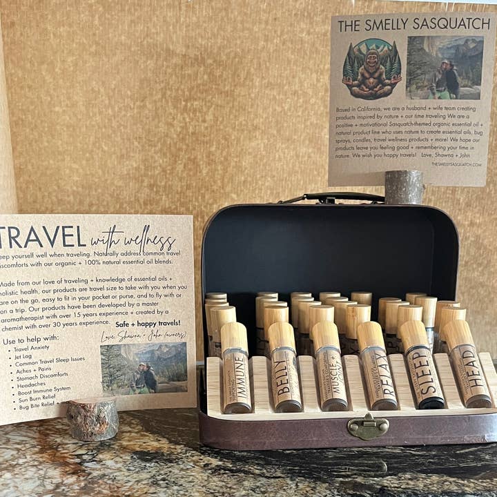 Sasquatch's Suitcase Set for wholesale by The Smelly Sasquatch