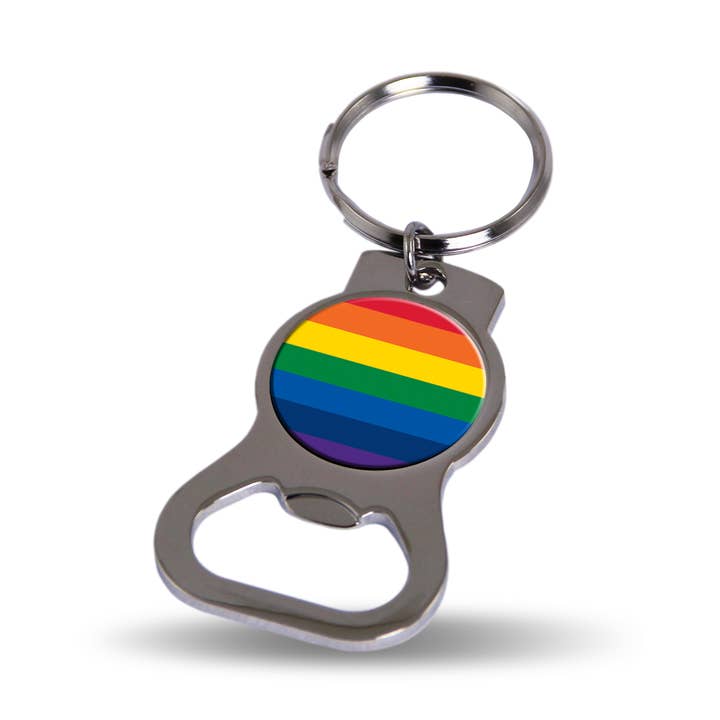 Rico Industries - Wholesale Keychain - Unisex - NA Pride Bottle Bottle Opener Key Chain