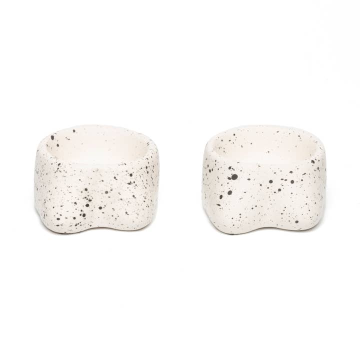 PACK OF 2 TITS CANDLE HOLDERS WHITE SMALL SIZE HF for wholesale by Helio Ferretti