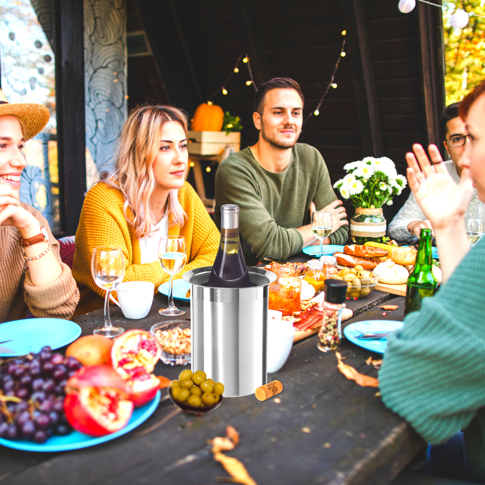 Oggi – wholesale Vinhink – Vinkylare - Rostfritt stål med frysinlägg6
