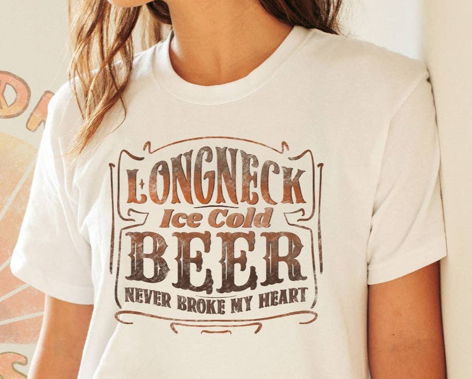 STRONG N FREE CDN - Venta al por mayor Camiseta serigrafiada - Unisex - Camiseta o Sudadera Cuello Redondo – La Cerveza Fría Nunca Me Rompió el Corazón0