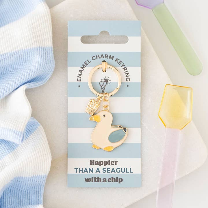Seagull and Chips Keyring and other Purchase Wholesale hawaiian keychains. Free Returns & Net 60 Terms on Faire trending on Faire.