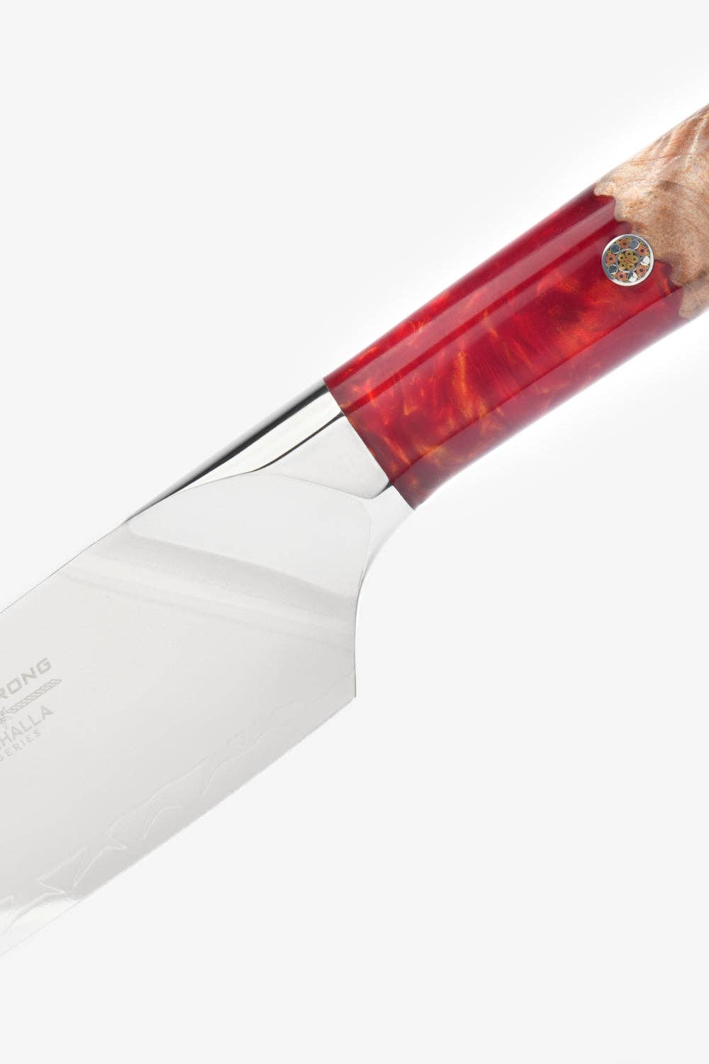 Dalstrong - Wholesale Kitchen/Utility Knife - Chef & Cleaver Crixus Knife 8" | Red Handle | Valhalla Series | Dalstrong ©4