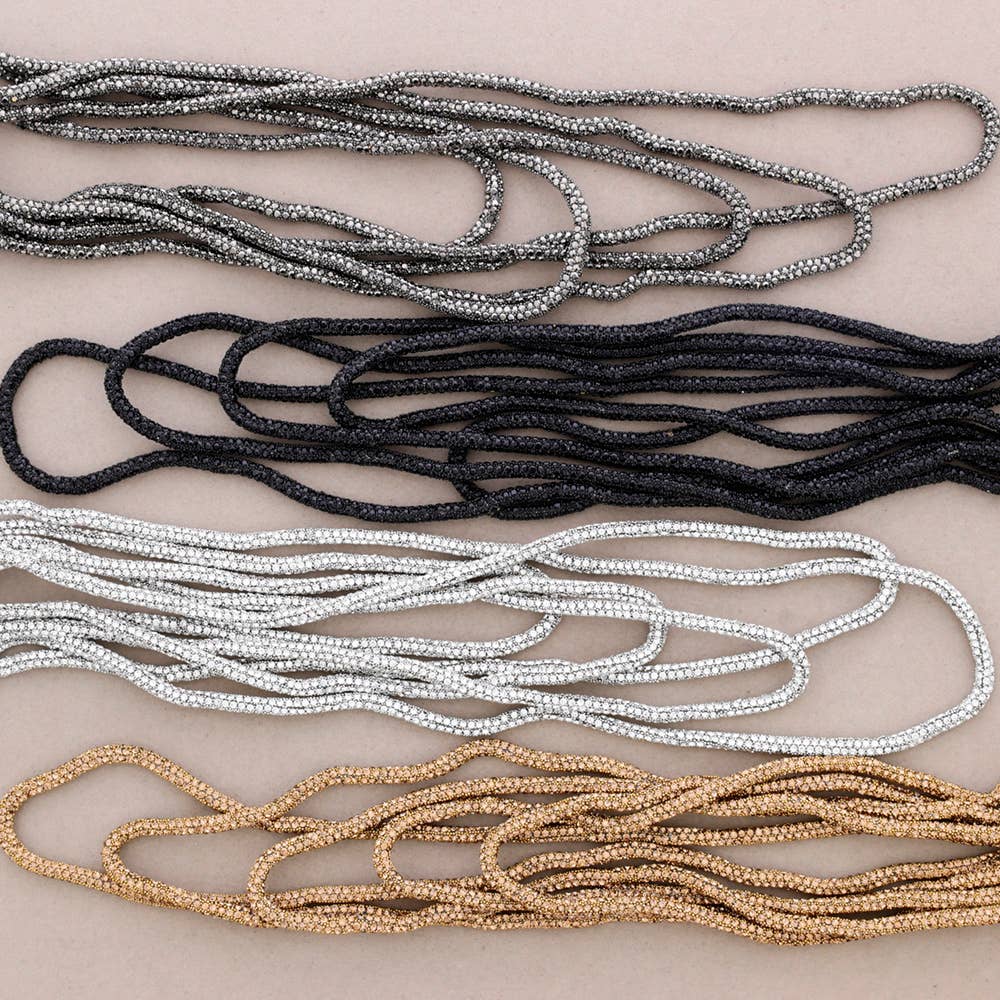 Sonata - Wholesale Woven Necklace - Five Rows Crystal Necklace3