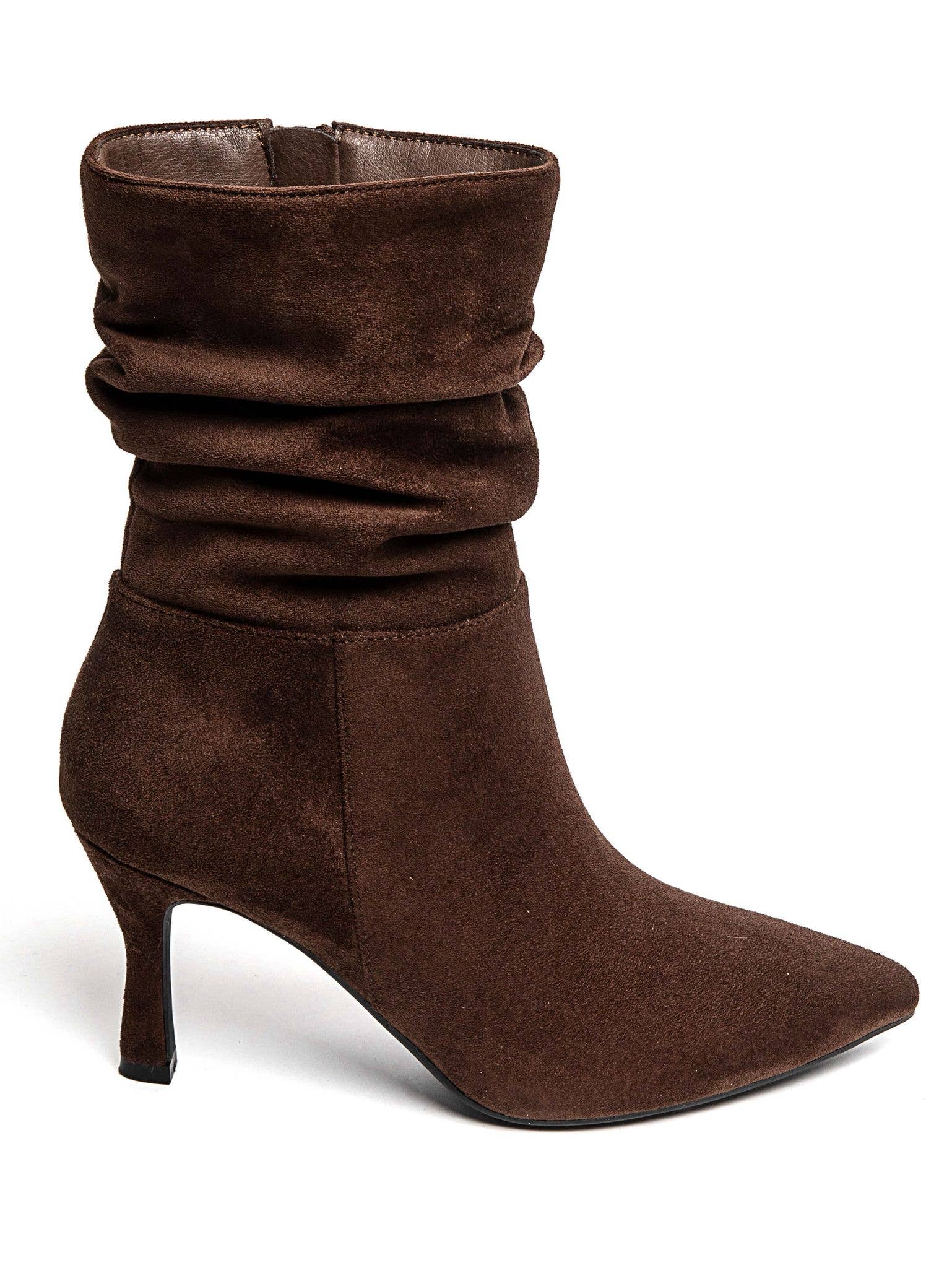 No Doubt Shoes - Venta al por mayor Botines - Mujer - BOTINES DE TACÓN MEDIO EN PUNTA CON FRUNCIDO EN LA PANTORRILLA27