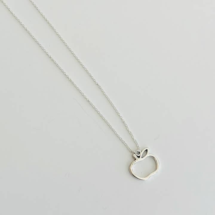 Peddle Your Paper - Wholesale Pendant/Charm Necklace - Teacher Appreciation; Teacher Era Necklace & Stationery Card