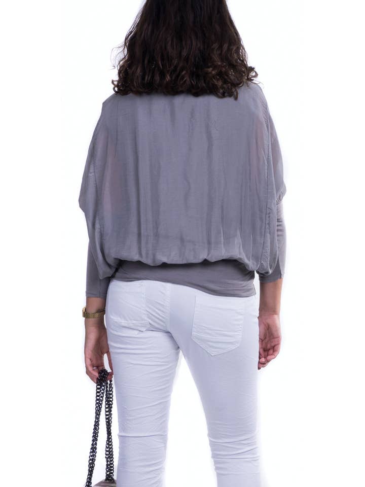 Gigi Moda - Wholesale Blouse - Women's - Sheer Batwing Blouse41