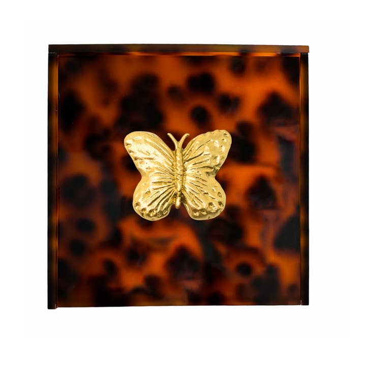 Butterfly Cocktail Napkin Box for wholesale by Southern Tribute