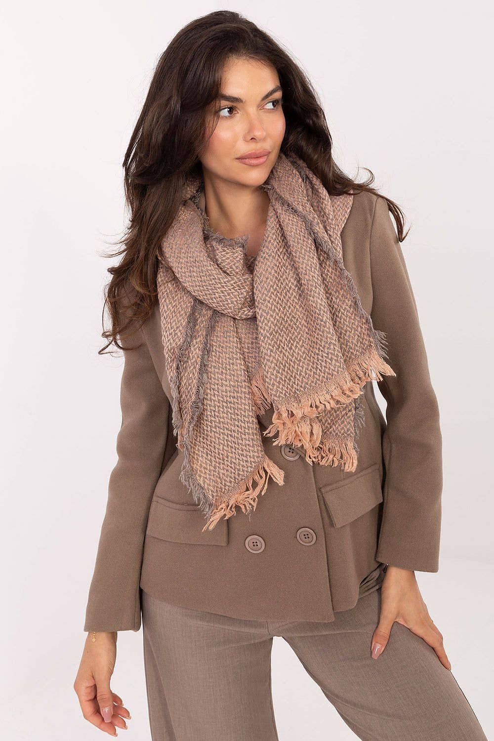 pink Scarf Model 219617 AT for wholesale on Faire0