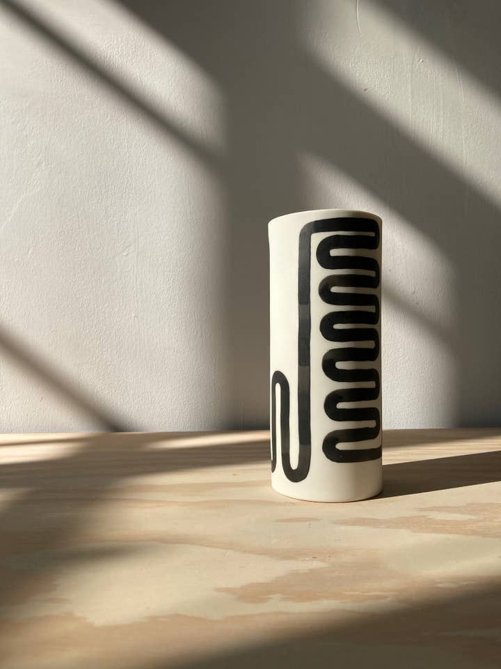 Wiggle Vase (Made to Order) for wholesale by Steph Liddle