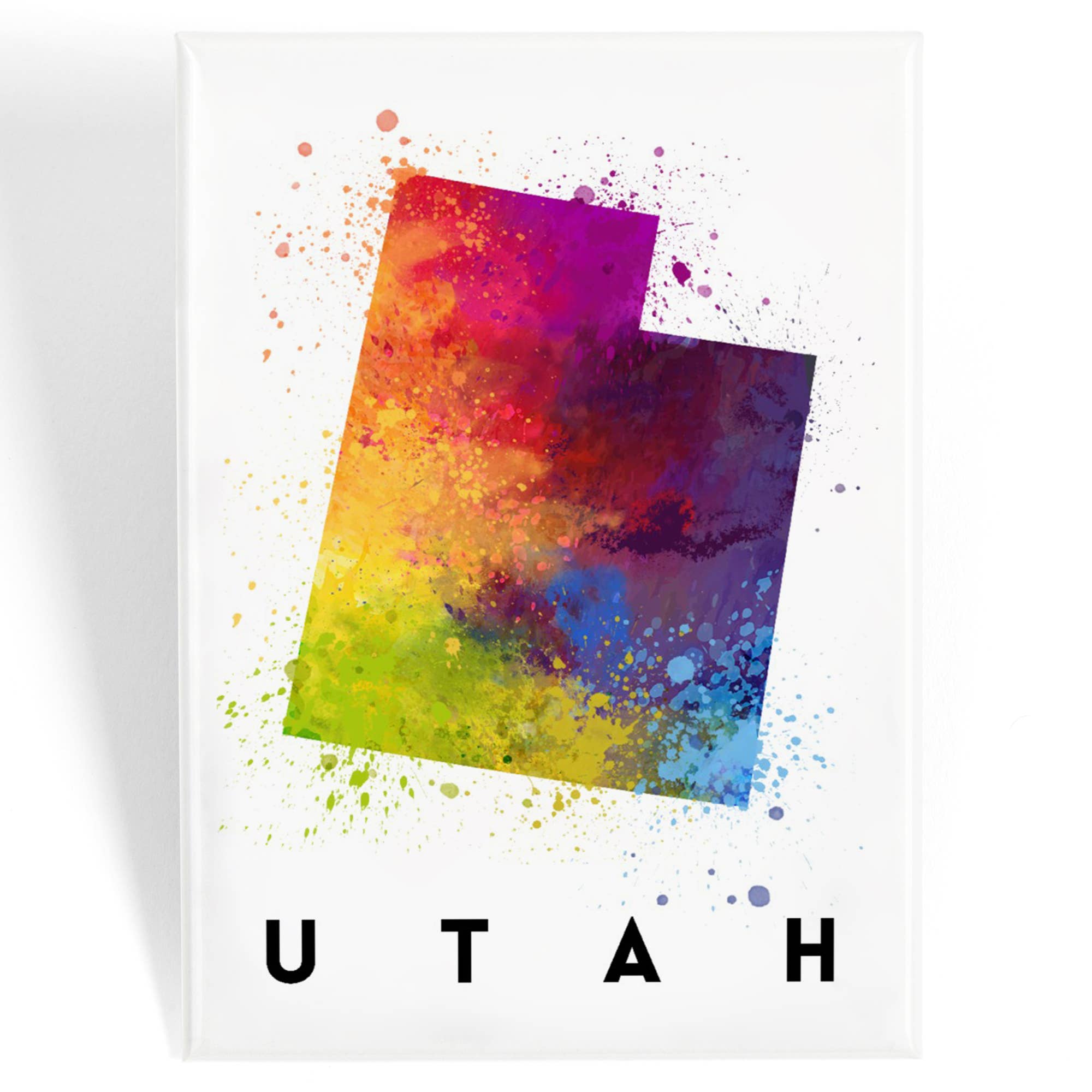 Lantern Press - Vendita all'ingrosso Calamite - MAGNET Utah, State Watercolor0