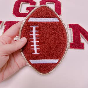 Chenille Football Number Patches – RCS Blanks, LLC