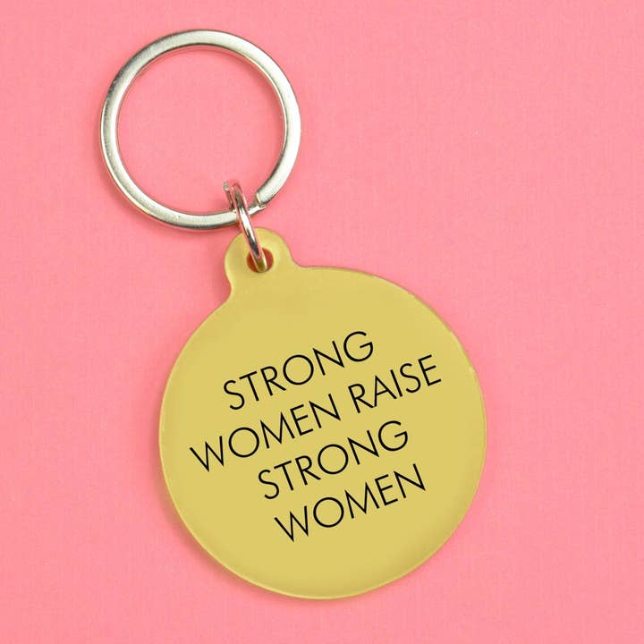 Strong Women Raise Strong Women Keytag for wholesale by Flamingo Candles