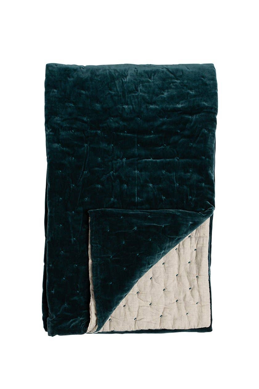 Niki Jones – wholesale Quilt – Velvet Linen Throw12
