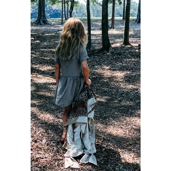 Mint Home Apparel - Wholesale Security/Cuddle Blanket - Baby - Cheetah Hide Knotty Blankie3