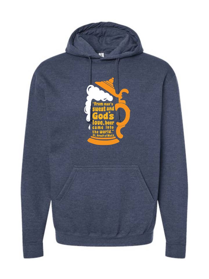 Sock Religious – Engroshandel Hoodie – Unisex – Ølkrus Citat - Hættetrøje