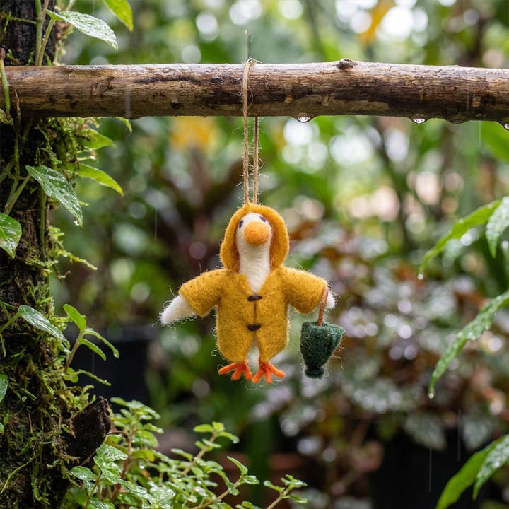 Felt So Good β wholesale Ornament β Handmade Felt Puddles the Goose Hanging Decoration1