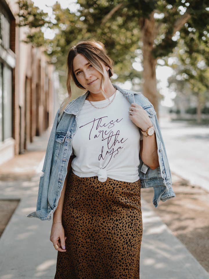 KLSD - Wholesale Screen Printed T-Shirt - Women's - These are the days adult tee1