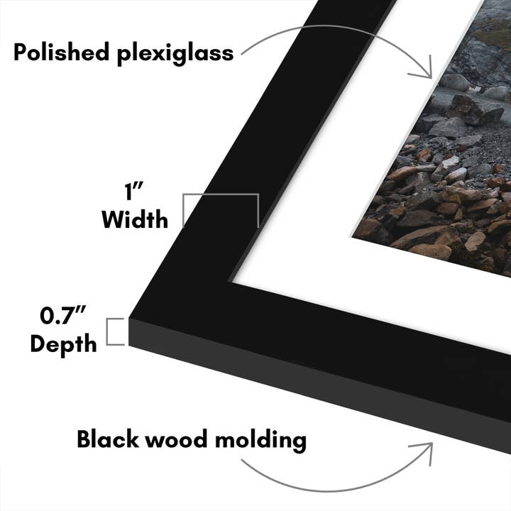 Americanflat 16x20 Black Picture Frames - 3 Pack for wholesale on Faire2