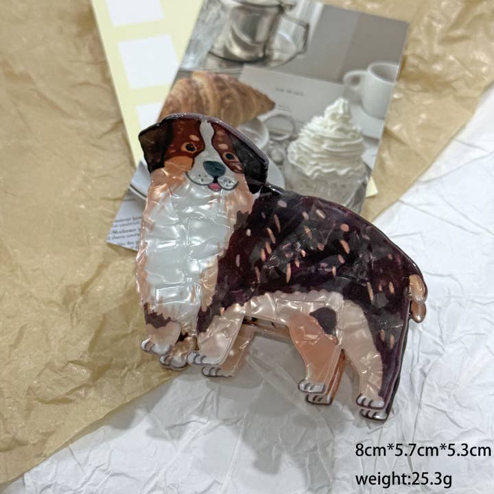 SoapElenGlen - Wholesale Hair Clip - Women's - Playful Cat & Dog Animal Pet - Inspired Hair Clips5