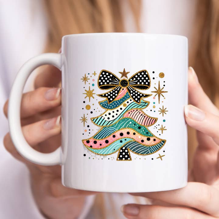 Christmas Tree Mug for wholesale by Mug Boss Inc.