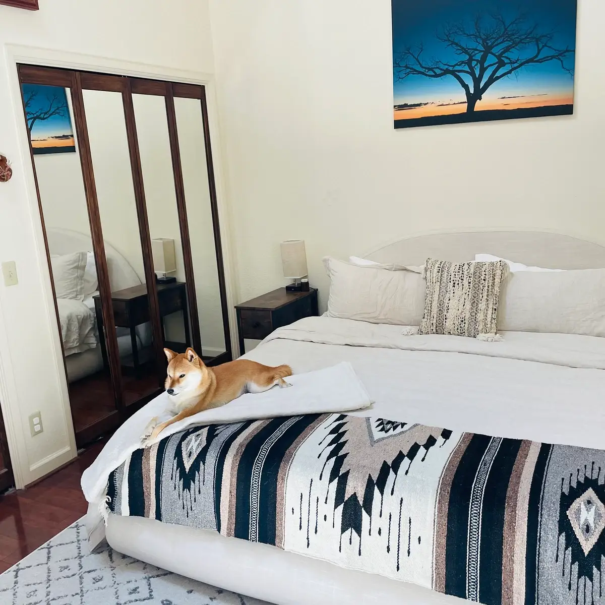 West Path - Wholesale Throw Blanket - Brown Diamond Wool Mexican Blanket7