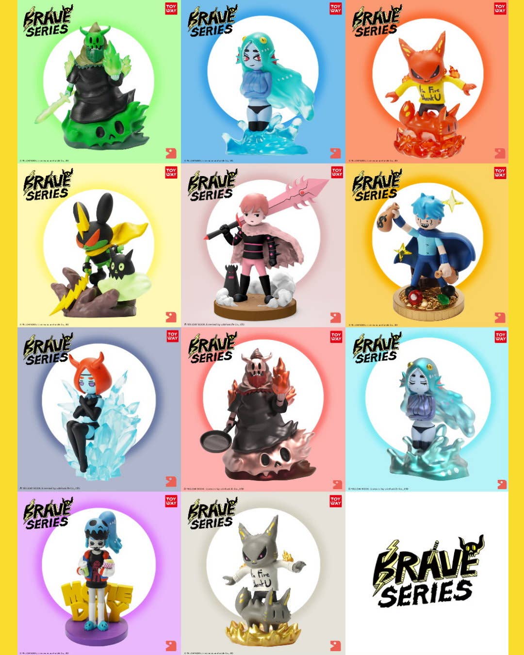 BCmini - Wholesale Decorative Figurine - 73090 Brave Series Blind Box-824