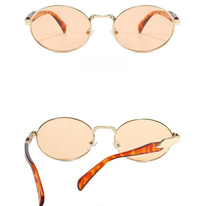 MKS America - Wholesale Sunglasses - Women's - Oval Y2k Fashion Vintage Sunglasses