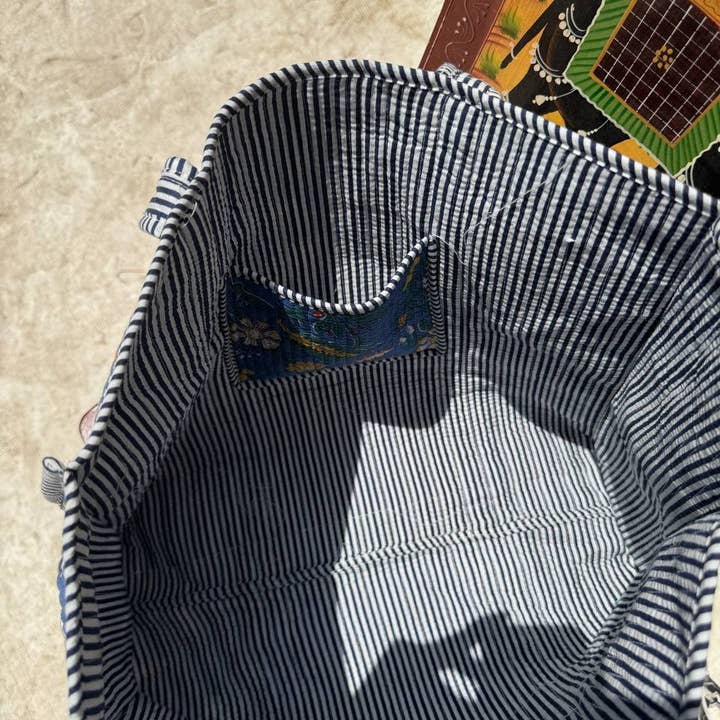 GYPSY STUDIO – Großhandel Schultertasche – Damen – Festivalmode Blockdrucktasche gesteppte Baumwoll-Schultertasche5