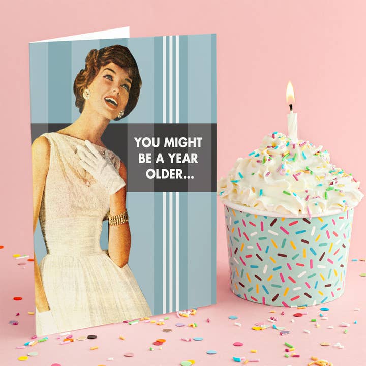 Friendship Birthday Card (Looking Good) for wholesale by Wright Card Company
