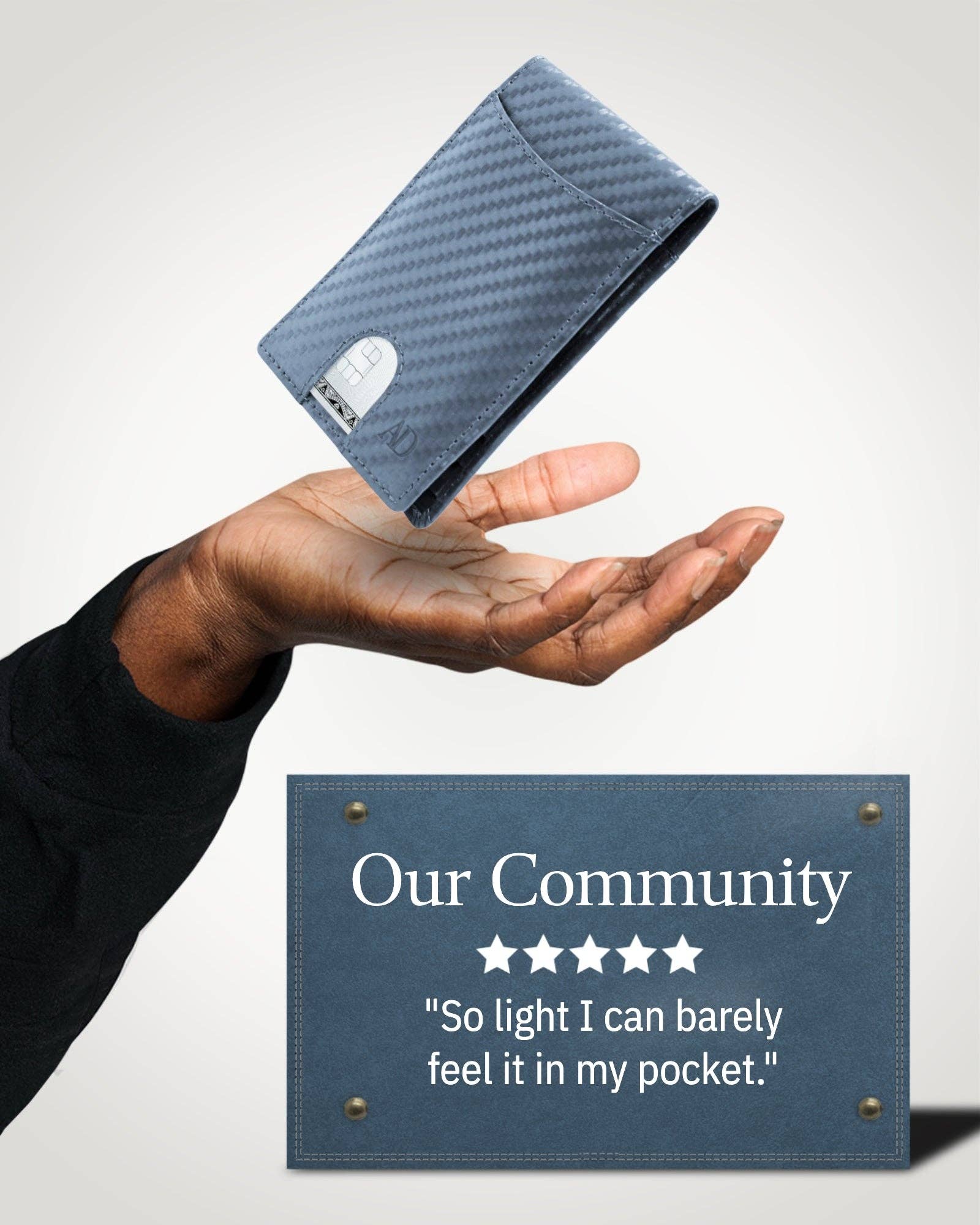 Access Denied Accessories - Wholesale Wallet - Men’s - Real Leather Wallets For Men Money Clip Bifold Wallet RFID35