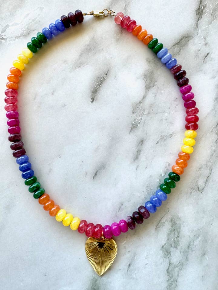 Indigo-Halskette für den Großhandel von Jessica Matrasko Jewelry